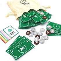 Brinquedo educacional Pretend Play Felt Money Set Good Ground para crianças Brinquedo educacional Pretend Play Felt Money Set Good Ground para crianças