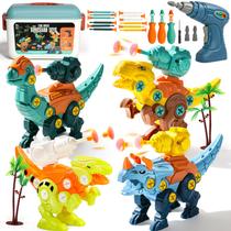 Brinquedo educacional Take Apart Dinosaur Fajiabao para crianças de 3 a 6 anos