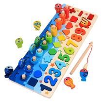 Brinquedo educacional Wokex Busy Board Math Fishing para crianças