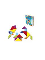 Brinquedo educatido tangram 100 figuras para montar 14 pecas