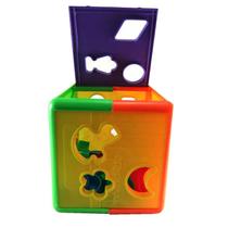Brinquedo Educativo 1 Ano Cubo Didático Estimula Raciocinio