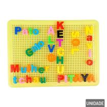 Brinquedo Educativo 140 Pç Número e Letra Creative - Tudo em Caixa