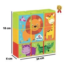 Brinquedo Educativo 5 Em 1 Cubo Didático Pedagógico Bebê