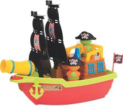 Brinquedo Educativo Acima de 3 anos Barco Pirata Flutuante - Mercotoys