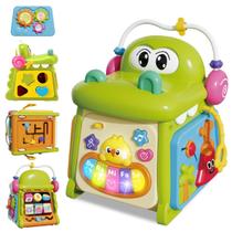 Brinquedo educativo Activity Cube Qizebaby 8 em 1 para mais de 18 meses