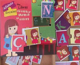 Brinquedo Educativo Alfabeto Encaixe Em Libras Em MDF 54 Peças - Carlu - CARLU BRINQUEDOS