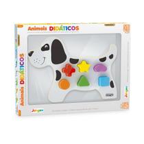 Brinquedo Educativo, Animais Didáticos Madeira Mdf - Cão, Junges