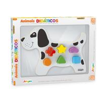 Brinquedo Educativo, Animais Didáticos Madeira Mdf - Cão, Junges Brinquedo Educativo, Animais Didáticos Madeira Mdf - Cão, Junges