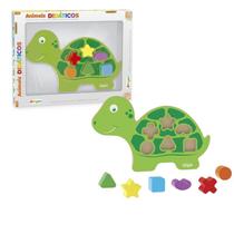 Brinquedo Educativo Animais Didáticos-Tartaruga Em Madeira Brinquedo Educativo Animais Didáticos-Tartaruga Em Madeira
