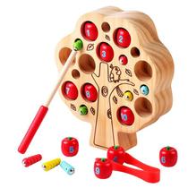Brinquedo educativo Apple Number e jogo de captura de insetos para crianças Brinquedo educativo Apple Number e jogo de captura de insetos para crianças