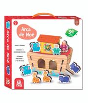 Brinquedo Educativo Arca De Noé 3D Em Madeira Nig - 0475