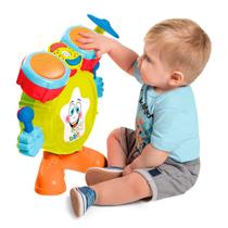 Brinquedo Educativo Baby Batera com luzes e som