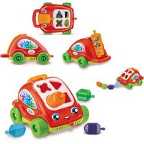Brinquedo Educativo Baby Carrinho Encaixe De Forma - GNA Brinquedo Educativo Baby Carrinho Encaixe De Forma - GNA