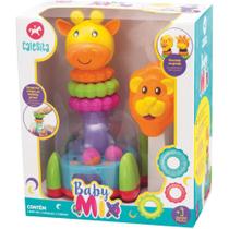 Brinquedo Educativo Baby Mix Leão E Girafa - Calesita 863