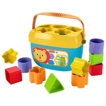 Brinquedo educativo Balde Primeiros Blocos Fisher-Price