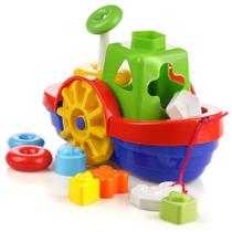 Brinquedo Educativo Barco Didático Flutua