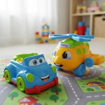 Brinquedo Educativo Bebê 1 Ano Menino Carrinho E Helicóptero Didático e Pedagógico Crianças 12 Meses Brinquedo Educativo Bebê 1 Ano Menino Carrinho E Helicóptero Didático e Pedagógico Crianças 12 Meses