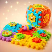 Brinquedo Educativo Bebê 6 Meses Cubo de Atividades Smart Cube com Som Maral by BSMIX