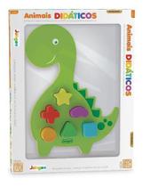 Brinquedo Educativo Bebê Dino Didático Infantil Madeira