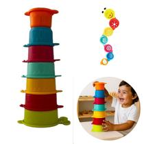 Brinquedo Educativo Bebê Empilhar Torre Divertida Centopeia Brinquedo Educativo Bebê Empilhar Torre Divertida Centopeia