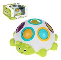 Brinquedo Educativo Bebê Joaninha Sensorial Aprender Cores Encaixe Formas Tato Visão Art Brink 18m