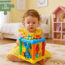 Brinquedo Educativo Bloco Baby Interativo 1 Ano Encaixe Letras E Peças Estimulação Coordenação Motora Infantil Brinquedo Educativo Bloco Baby Interativo 1 Ano Encaixe Letras E Peças Estimulação Coordenação Motora Infantil