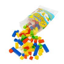 Brinquedo Educativo Blocos de Montar 320 Peças Brinquedo Didatico Infantil