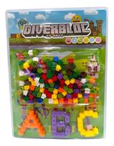 Brinquedo Educativo Blocos De Montar Colorido 51 Peças Diverbloc Personagem Mini Craft