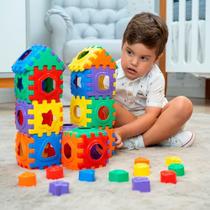 Brinquedo Educativo Blocos Divertidos 52Pcs