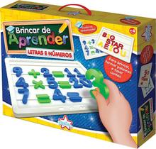 Brinquedo Educativo Brincar De Aprender Letras E Números Big Star Idade +4 - Big Star Brinquedos