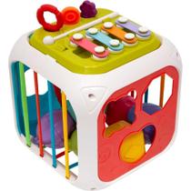 Brinquedo Educativo Buba Cubo de Atividades 7 em 1 Colorido