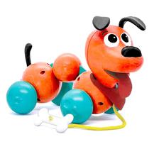 Brinquedo Educativo Cachorro com Corda de Puxar Baby Elkão