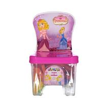 Brinquedo Educativo Cadeirinha Kidverte Princesas Letras E Números Big Star 41 Peças - Big Star Brinquedos