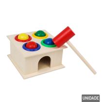 Brinquedo Educativo Caixa Colorida Bate Bolas - Tudo em Caixa
