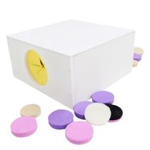 Brinquedo Educativo Caixa Tátil Em Madeira 1 Boca + 16 Peças - Carlu