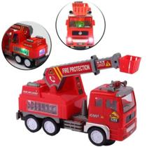 Brinquedo Educativo Caminhão De Bombeiro Infantil Com Som E Luzes Garantido Brinquedo Educativo Caminhão De Bombeiro Infantil Com Som E Luzes Garantido