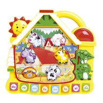 Brinquedo Educativo Casinha Paradise Musical Animais Dm Toys