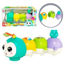 Brinquedo Educativo Centopeia Magnética Infantil Interativa Com Sons Música E Encaixes