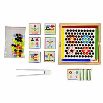 Brinquedo Educativo Combinações Cerebrais em Madeira