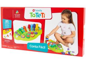 Brinquedo Educativo - Conta Fácil - 85 Peças Para Encaixe - Tateti Brinquedos