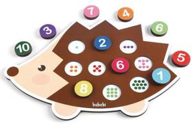 Brinquedo Educativo Conte até 10 com o Ouriço Babebi 6009