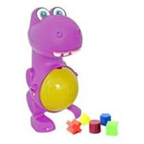 Brinquedo Educativo Criança Infantil Dino Didático + 5 Blocos Interativos - Artoys