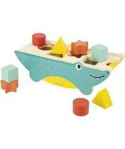 Brinquedo Educativo Crocodilo com Formas - Janod