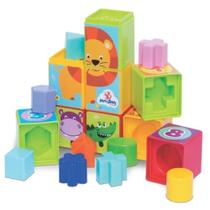 Brinquedo Educativo Cubo Cubinho 5 em 1 Didático Mercotoys