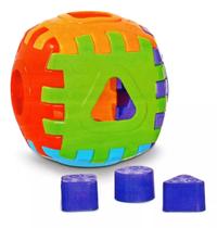 Brinquedo Educativo - Cubo Didático - 16cm - Jp Brink