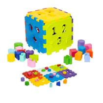 Brinquedo Educativo Cubo Didático 18 Peças - 403