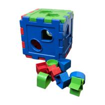 Brinquedo Educativo Cubo Didático Encaixar Toy Master