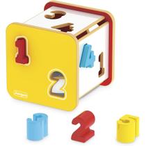 Brinquedo Educativo Cubo Didático Encaixe Números em Madeira MDF 853 - Junges