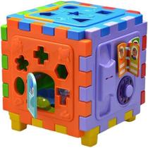 Brinquedo Educativo Cubo Didático Grande Brinquedo Encaixar - MERCOTOYS