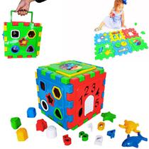 Brinquedo Educativo Cubo Didático Grande Criança Plaspolo